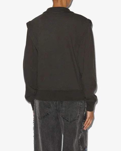 Sweatshirt Madilia - Femme - Noir Délavé - Taille 42 - Marant Étoile