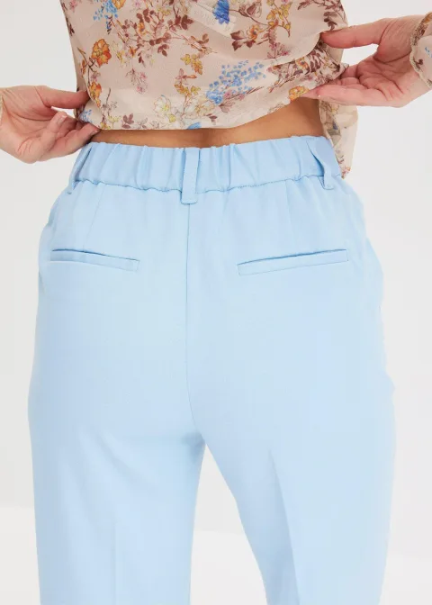 Pantalon à taille élastiquée