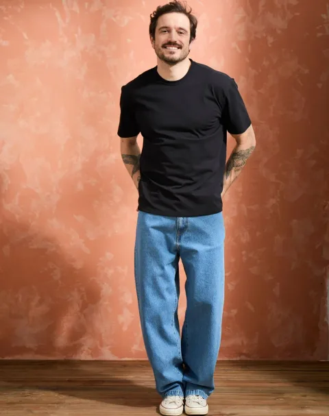 T-shirt loose - Noir - Taille M - Lemahieu