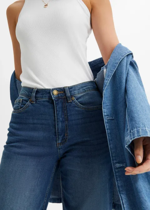 Jean large taille haute