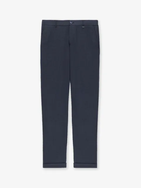 IZAC - Pantalon avec taille élastique marine