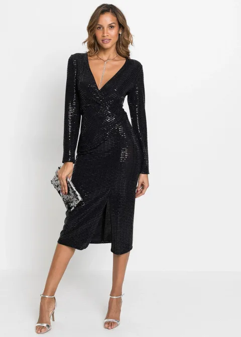 Robe ajustée à sequins