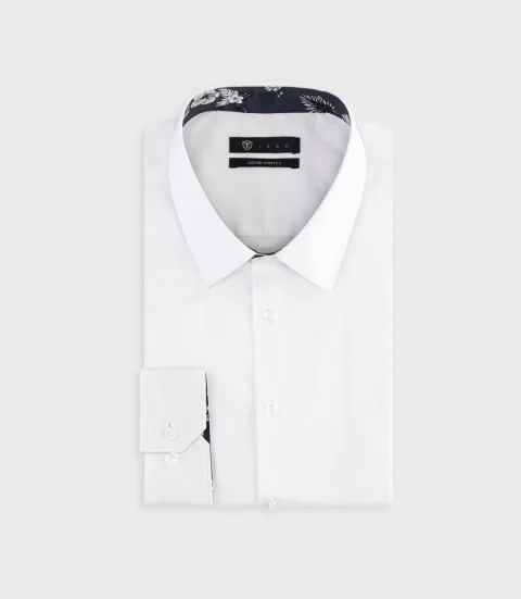 IZAC - Chemise slim blanche MILAN