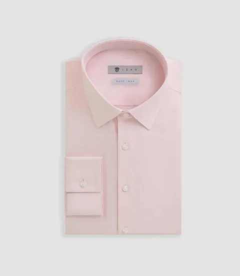 IZAC - Chemise easy iron rose PRINCE