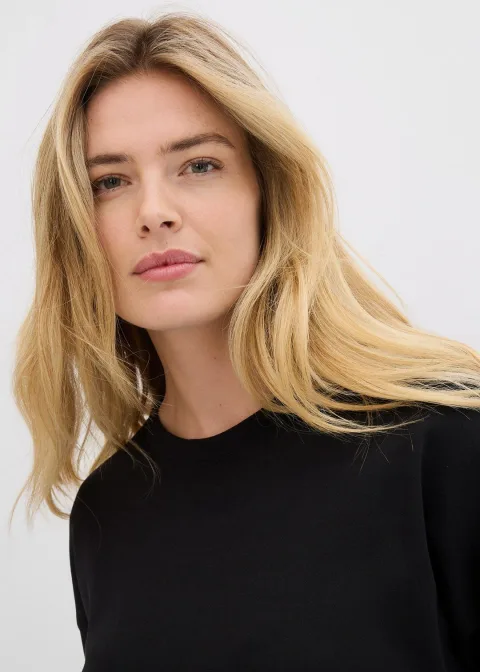T-shirt long en interlock