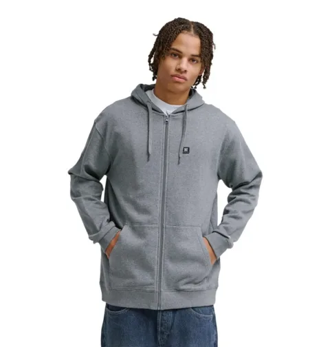 Lorion - Sweat à capuche zippé Gris Homme