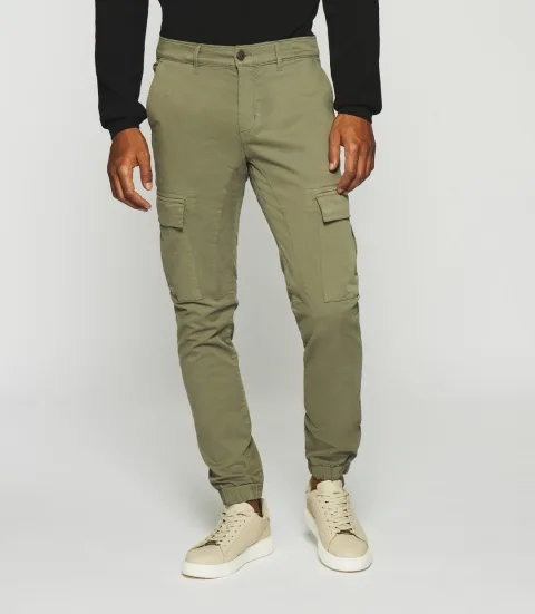 IZAC - Pantalon cargo kaki