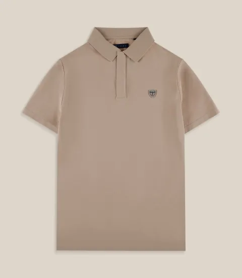 IZAC - Polo manches courtes beige
