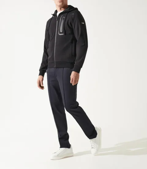 IZAC - Sweat zippé à capuche noir