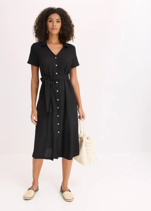 Robe légère en jersey crêpe