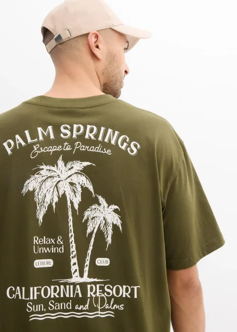T-shirt avec imprimé dos, loose