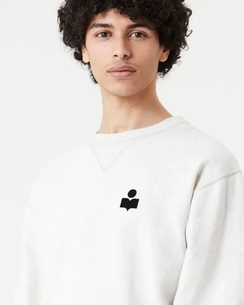Sweatshirt Mike - Homme - Écru - Taille XL