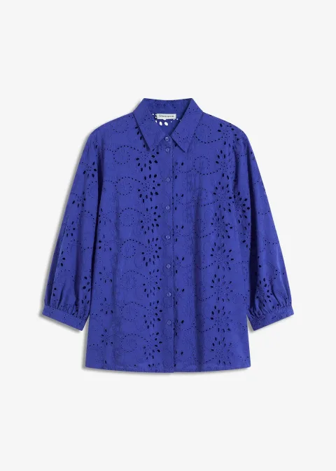Chemisier en broderie anglaise