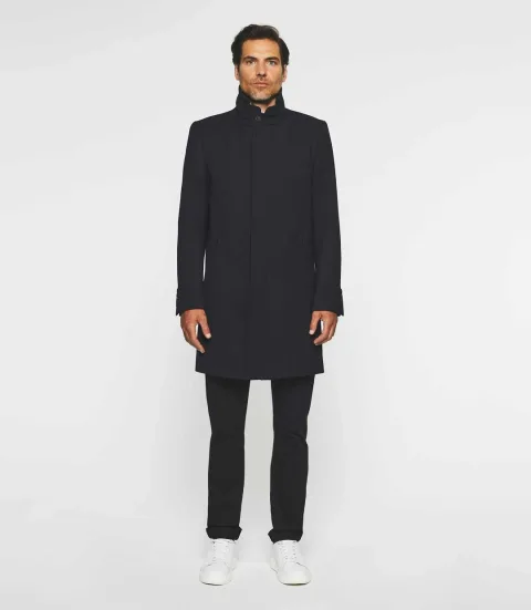IZAC - Manteau ville en laine marine INEON