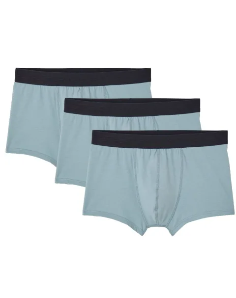 3x Boxers courts en Coton BIO - Givré - Multicouleur  - Lemahieu