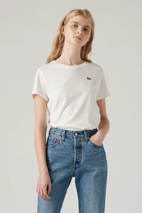 Levi's T Shirt Perfect - Femme - Rouge / Crushed Berry - 2XS