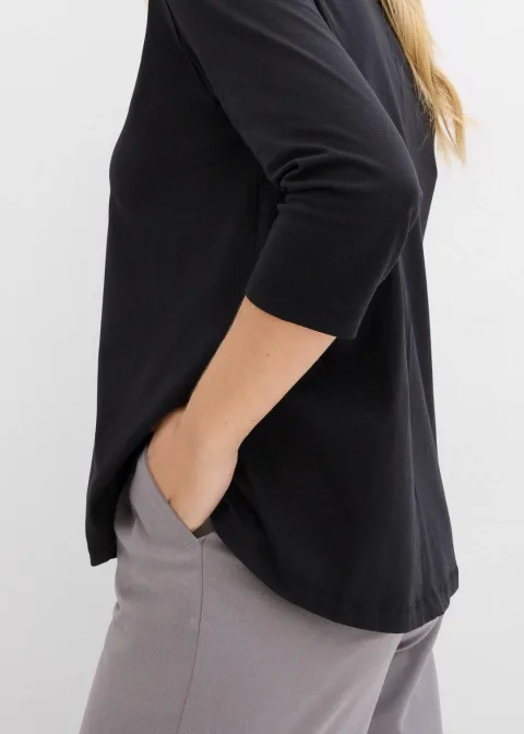 T-shirt boxy en coton