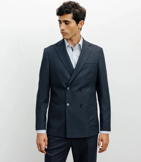 IZAC - Veste croisée marine