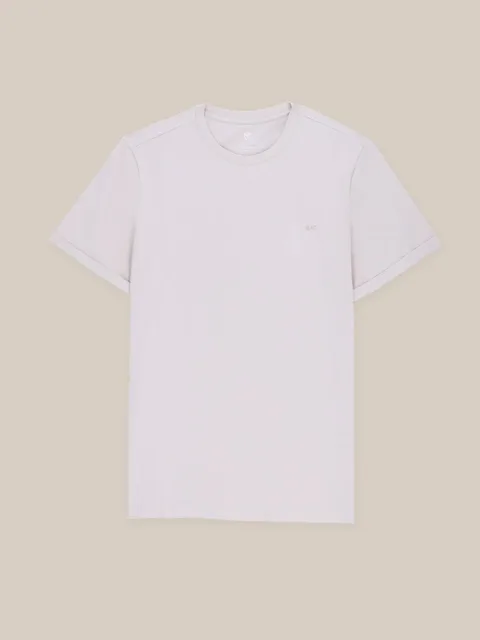 IZAC - T-shirt col rond  beige