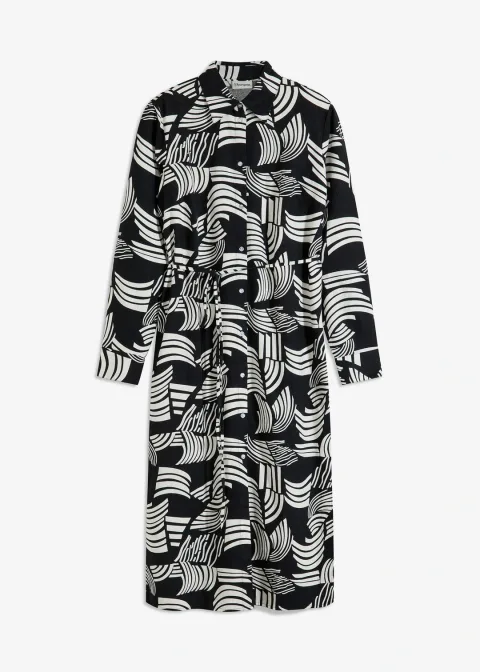 Robe-chemise légère en lin majoritaire