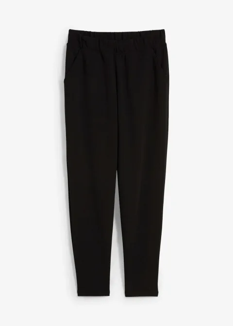 Pantalon en néoprène à taille élastiquée