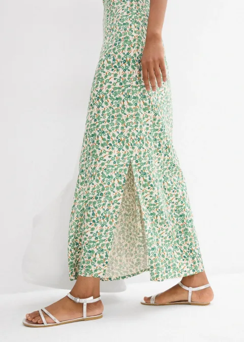 Robe à bretelles en viscose fluide