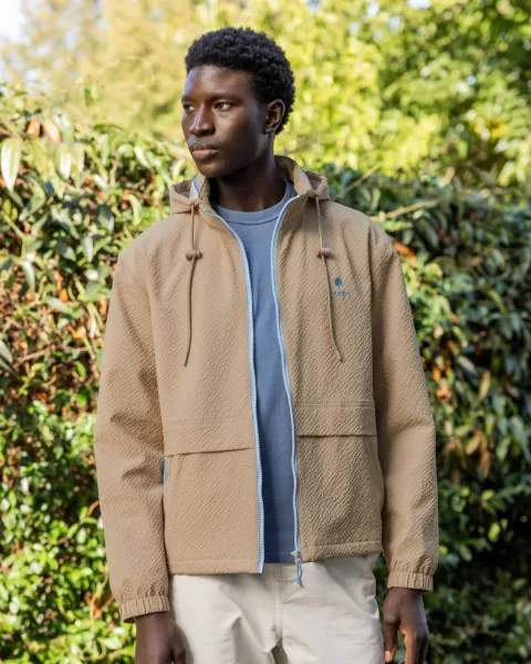 Blouson imperméable taupe - HUELGOAT