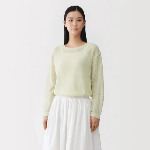 Pull en mélange de washi pour femme