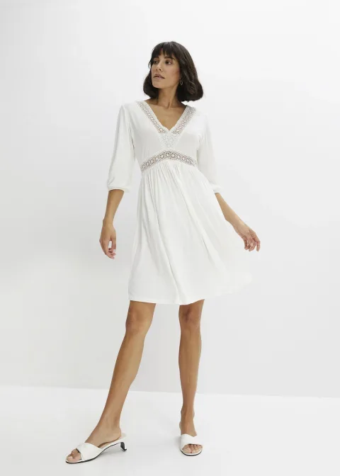 Robe-tunique douce en jersey viscose