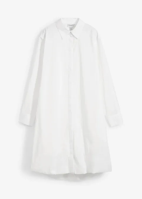 Robe-chemise 100% coton à base boule
