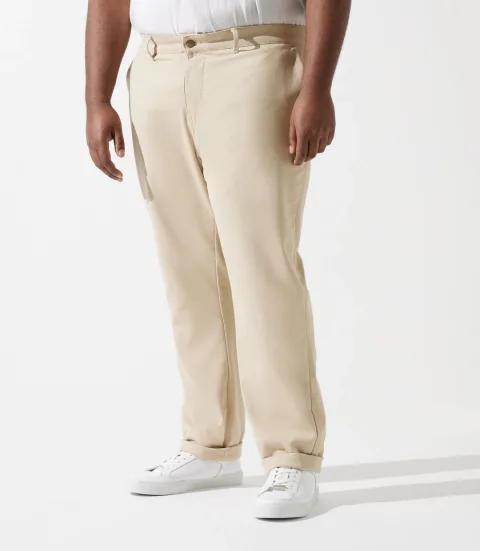 IZAC - Pantalon slack urbain beige foncé PARFAITBT