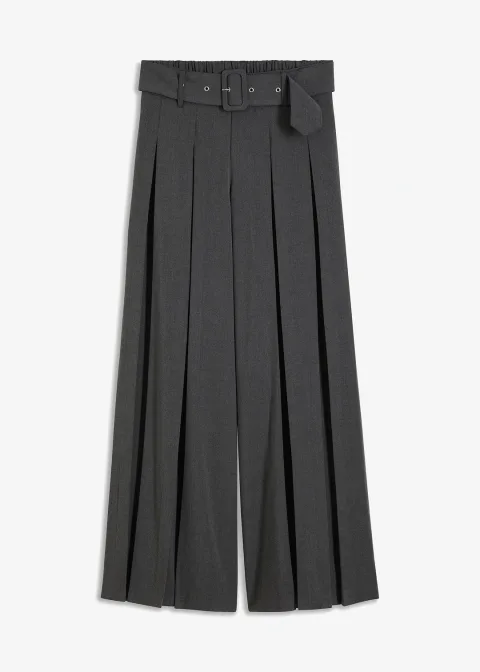 Pantalon de tailleur fluide en viscose mélangée