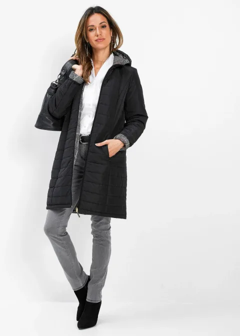 Manteau matelassé réversible