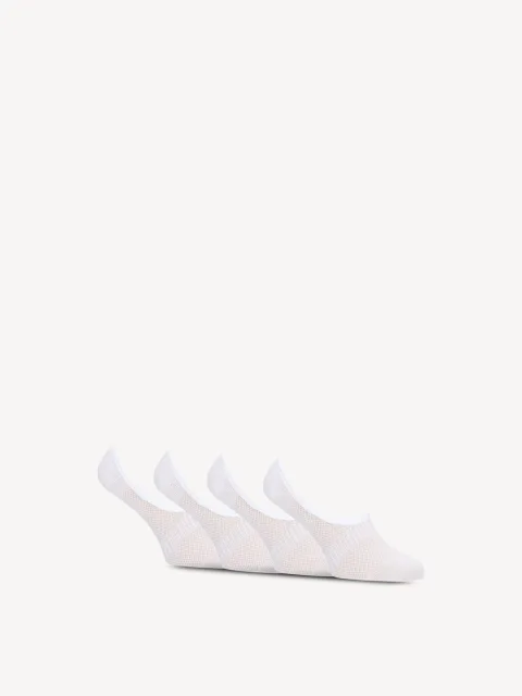 Lot de 4 paires de chaussettes blanc - 39-42