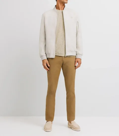IZAC - Blouson col teddy beige