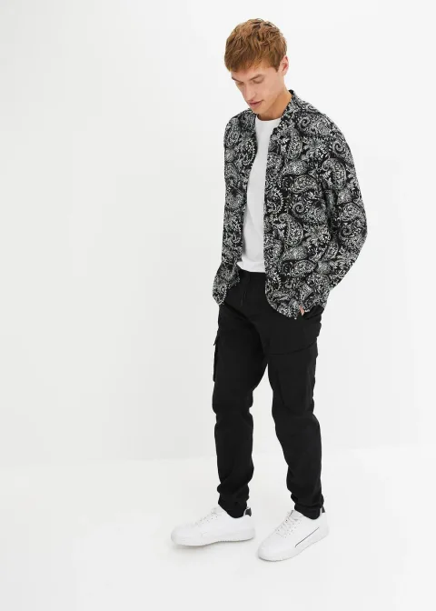 Pantalon jogger cargo droit, Regular
