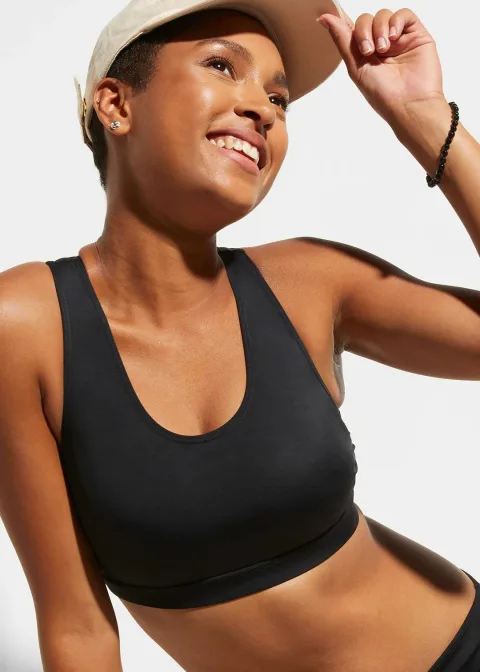 Haut de maillot brassière à bande sous-poitrine réglable