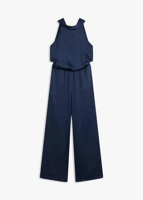 Combinaison en satin texturé
