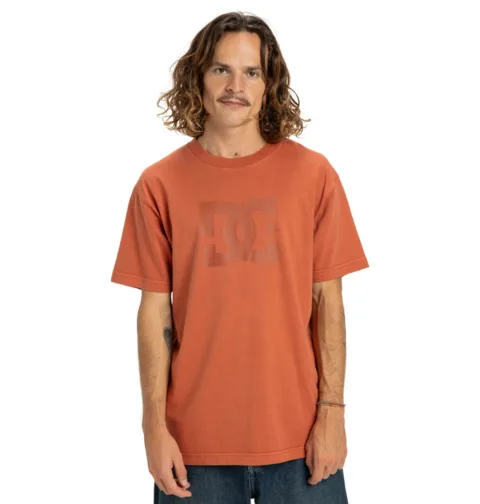 Star Pigment Dye - T-shirt à manches courtes Orange Homme