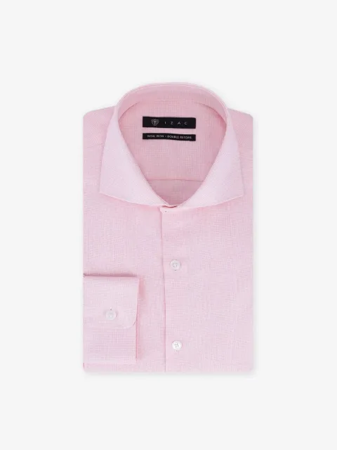 IZAC - Chemise ville non iron rose