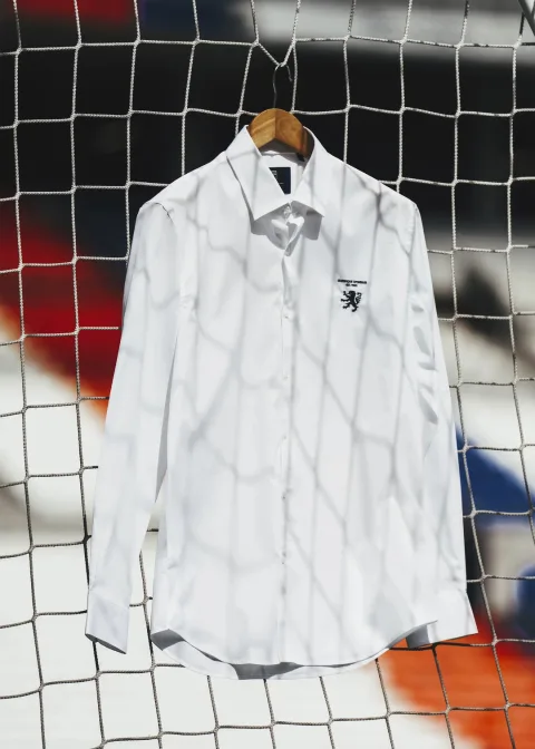 IZAC - Chemise ville en coton blanc