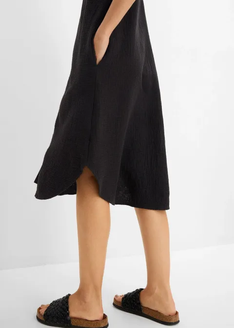 Robe chemise en gaze de coton douce