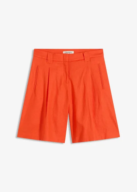 Short léger en lin mélangé