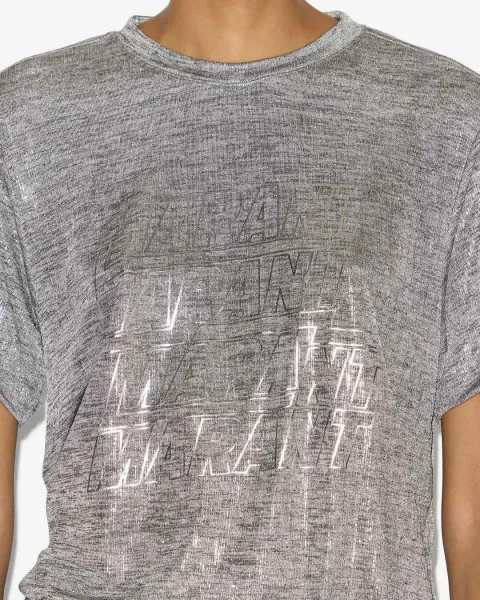 T-shirt Zoeline - Femme - Gris-argenté - Taille XL - Marant Étoile
