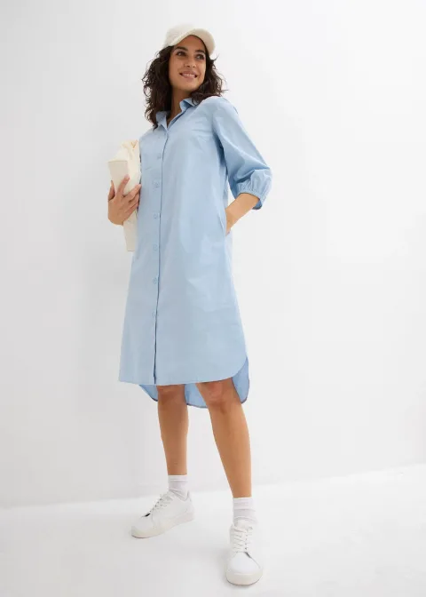 Robe-chemise légère en coton