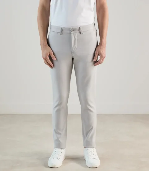 IZAC - Pantalon armuré gris clair