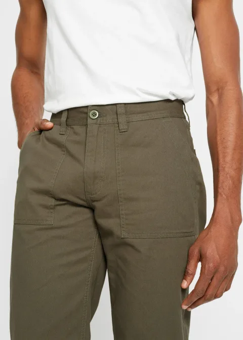 Bermuda long avec poches plaquées, Regular Fit