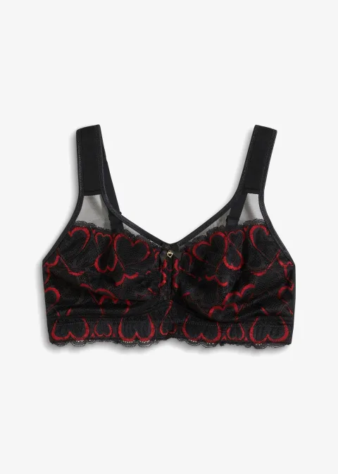Soutien-gorge grand maintien sans armatures, bretelles rembourrées