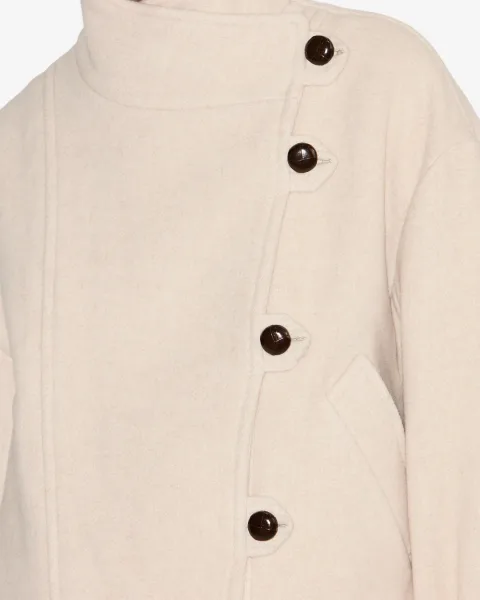 Manteau Hanis - Femme - Écru - Taille 40