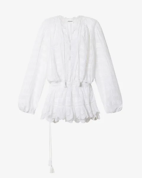 Robe Preya - Femme - Blanc - Taille 44 - Marant Étoile